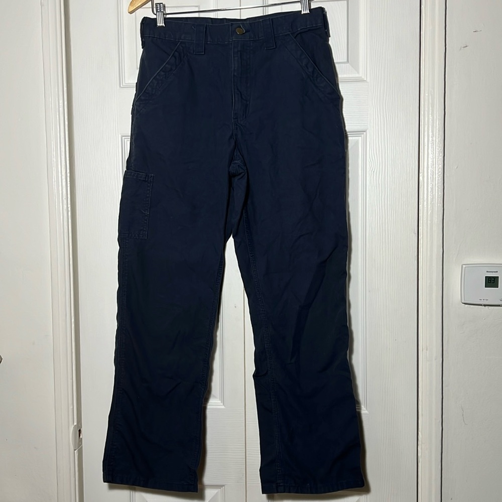Carhartt Navy Wide Leg Pants